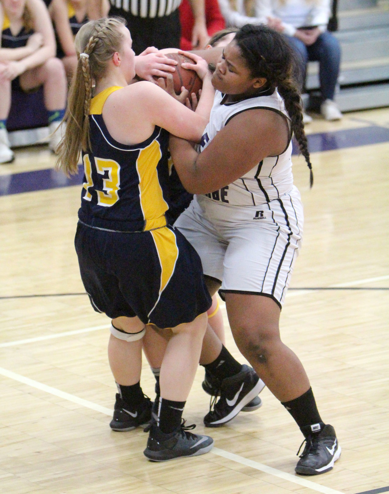 New Auburn at Lake Holcombe girls basketball 2-13-18